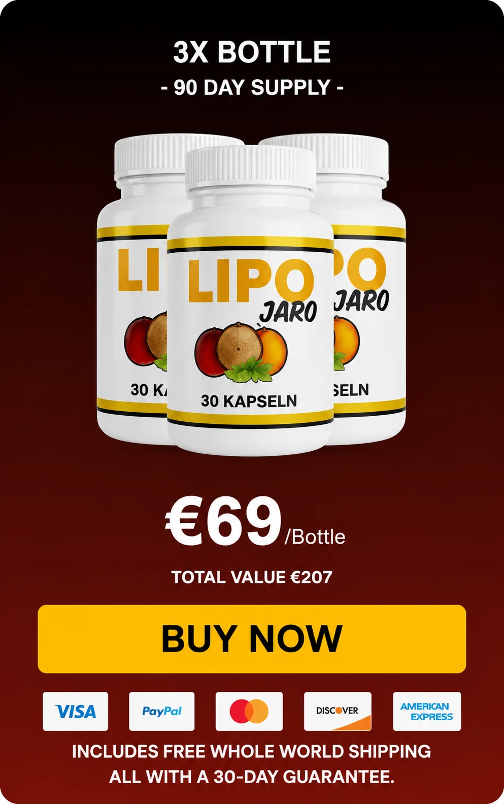 Buy Lipojaro Three Bottles Price